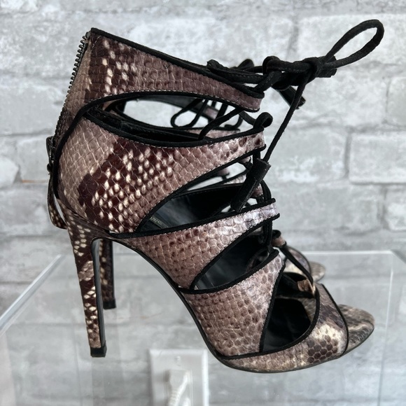 Zara Lace Up Heels - Picture 3 of 5